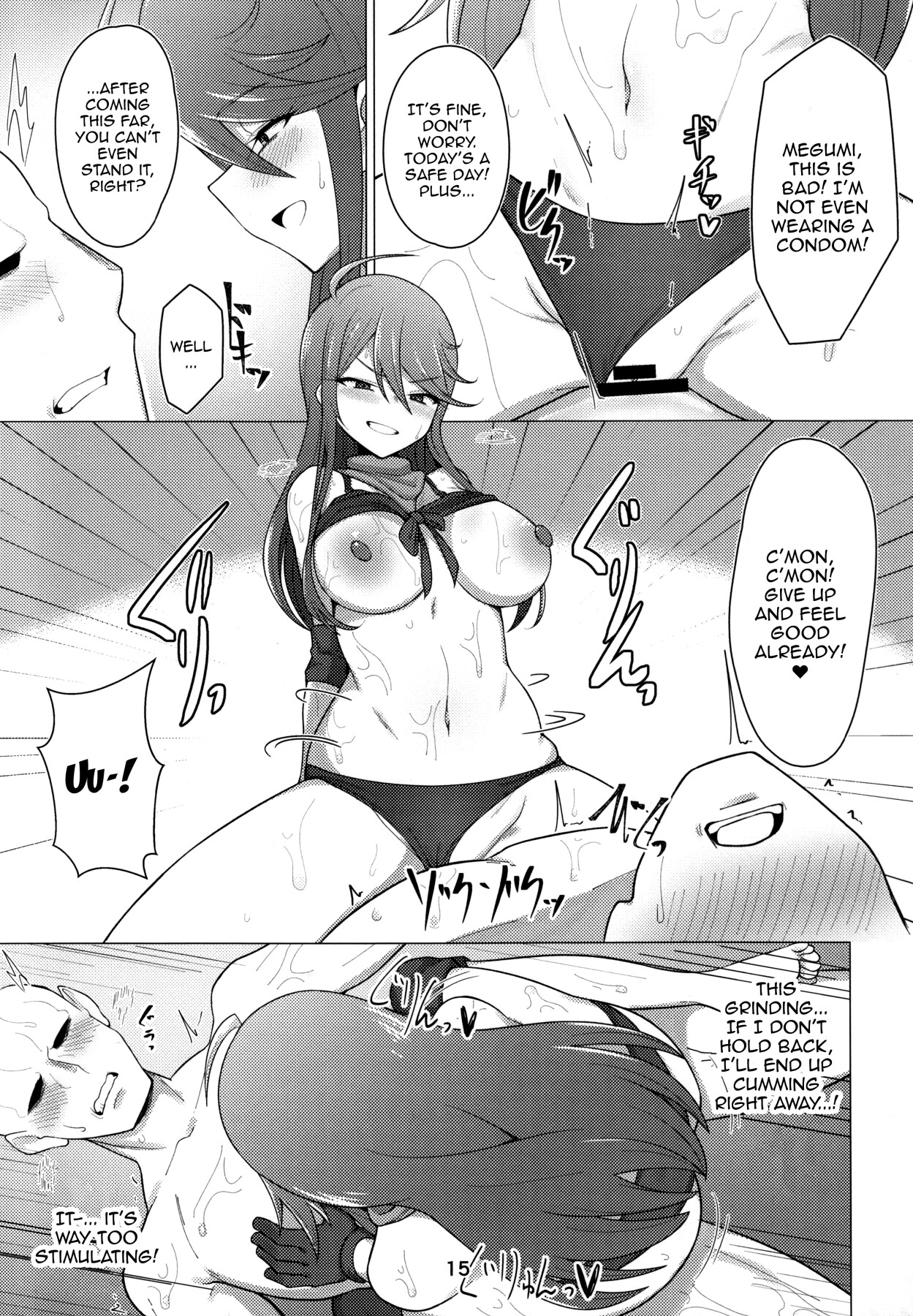 Hentai Manga Comic-Having Tokoro Megumi, Who I'm In Charge Of, Do Some Lotion Play With Me-Read-14